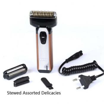Rechargeable Electric Dual Cutter Acute Foil Push-Off Trimmer